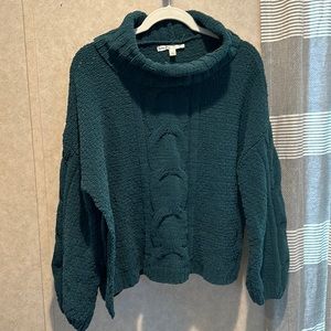 Seven7 Women’s Super Soft Cowl Neck Side-Slit Sweater